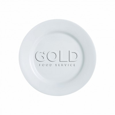 10117 - prato sobremesa 19,5cm com borda branco vidro everyday Arcoroc un