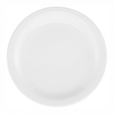 10144 - prato raso 27cm sem borda branco porcelana Oxford un