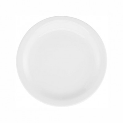 10147 - prato sobremesa 20cm sem borda branco porcelana Oxford un