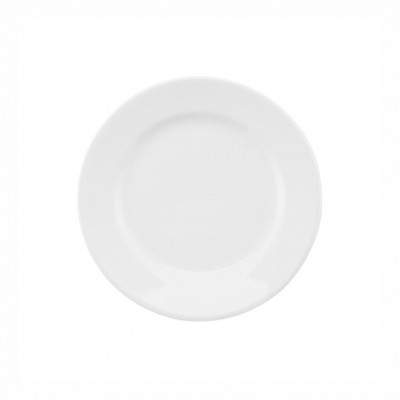 10151 - prato sobremesa 20cm com borda branco porcelana Oxford un