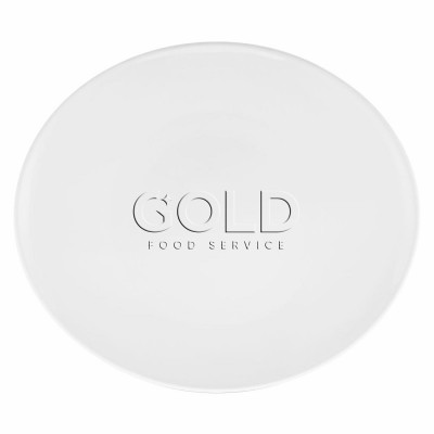 10152 - prato churrasco 32cm sem borda peso padrão 950 a 969g branco porcelana Oxford un
