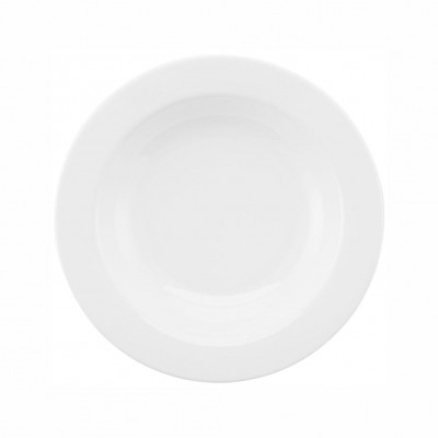 10156 - prato massas 29cm com borda branco porcelana Oxford un