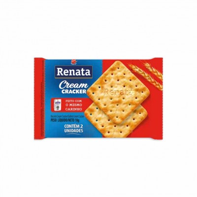10162 - sachê biscoito cream Cracker Renata 360 x 10g