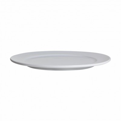 10164 - prato raso 27,5cm com borda branco porcelana laguna Germer un