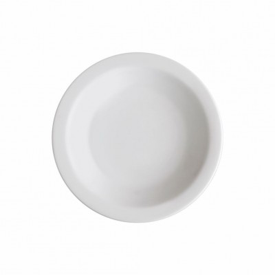 10172 - prato fundo 21,5cm com borda branco porcelana classe única Iguaçu Germer un