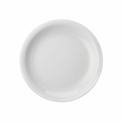 10199 - prato sobremesa 19cm sem borda branco porcelana protel Schmidt un