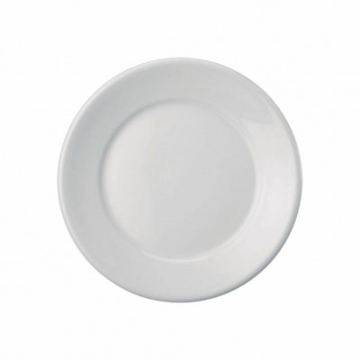 10201 - prato sobremesa 19cm com borda branco porcelana Schmidt un