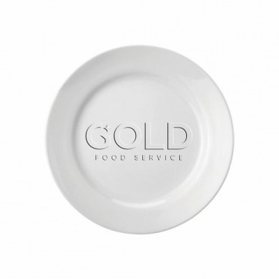 10203 - prato sobremesa 19cm sem borda branco porcelana Schmidt un