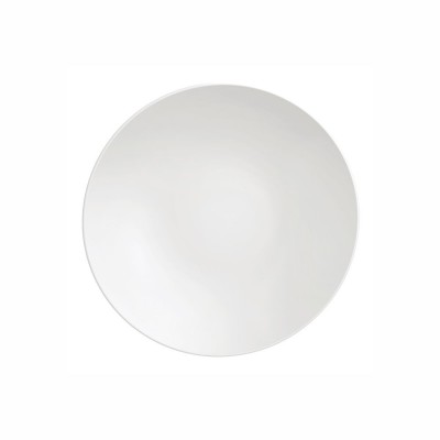 10219 - prato sobremesa 21cm sem borda branco porcelana Bárbara Tramontina un