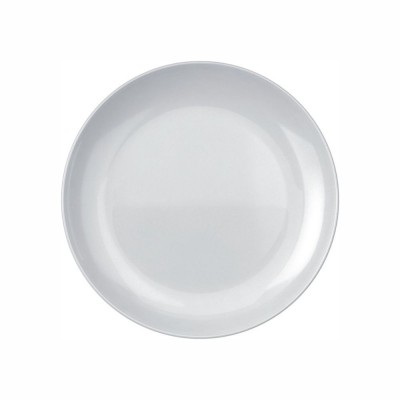 10272 - prato sobremesa 19cm sem borda branco vidro Opaline blanc un