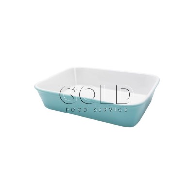 10330 - travessa refratária retangular 22 x 15 x 5,3cm 1L water Blue porcelana bake Oxford un