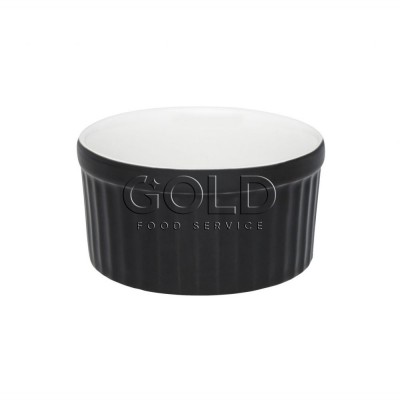 10339 - ramequim 10 x 5cm 180ml branco/preto porcelana Oxford un