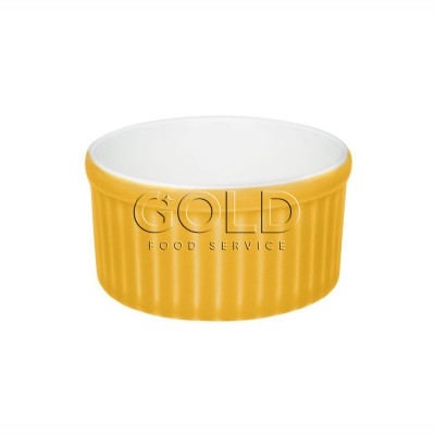 10351 - ramequim 10 x 5cm 180ml branco/amarelo porcelana Oxford un