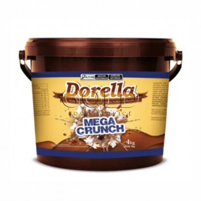 10570 - recheio chocolate com avelã dorella Mega Crunch Doremus 4kg