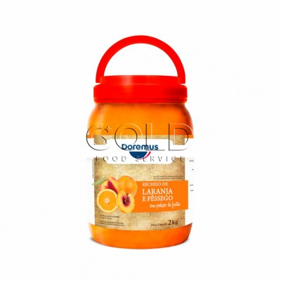 10603 - recheio pêssego com laranja Doremus 2kg