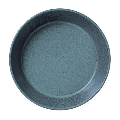 10629 - prato fundo 19,5cm sem borda azul stoneware Porto Brasil un