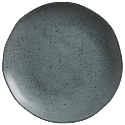 10635 - prato raso 26,5cm sem borda petróleo stoneware Porto Brasil un