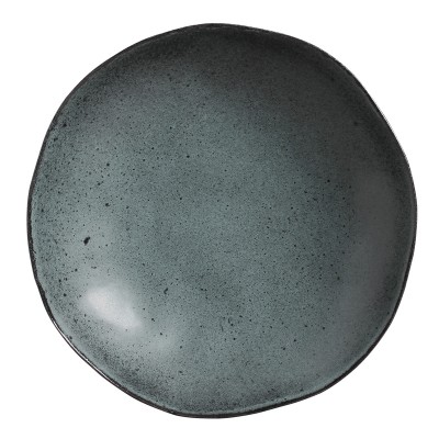 10636 - prato fundo 21,2cm sem borda petróleo stoneware Porto Brasil un