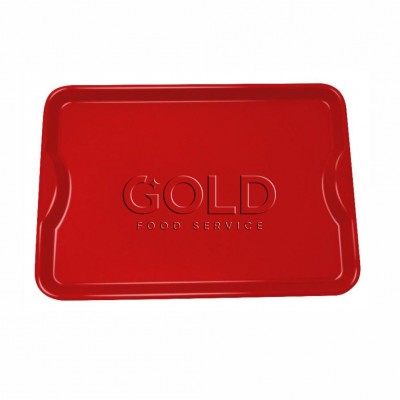 10700 - bandeja PP self service vermelho Semaza lf400 47,5 x 32,7 x 2,3cm