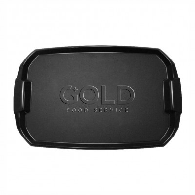 10706 - bandeja PP self service preto Semaza l600 49,5 x 31 x 2,8cm