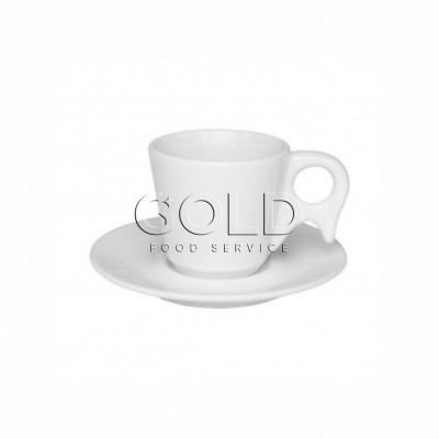10795 - xícara de chá com pires genova branco porcelana Oxford 12 x 200ml