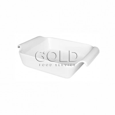 10798 - travessa refratária retangular para lasanha 25,5 x 19,5 x 6,5cm 1,1L branco porcelana fall Oxford un