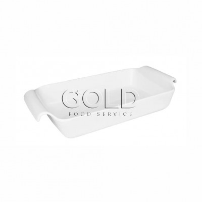 10799 - travessa refratária retangular rasa 33 x 18 x 6,5cm 1,5L branco porcelana fall Oxford un