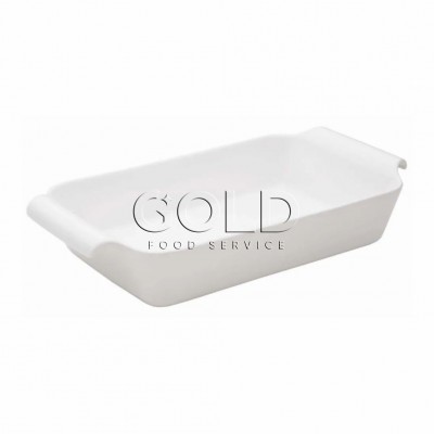 10802 - travessa refratária retangular funda 45 x 24 x 8,5cm 4,4L branco porcelana fall Oxford un