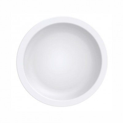 10827 - prato sobremesa 21cm com borda curta peso padrão 390/395g branco porcelana Paola Tramontina un