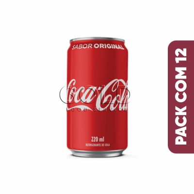 10849 - refrigerante lata 220ml Coca-Cola 12un