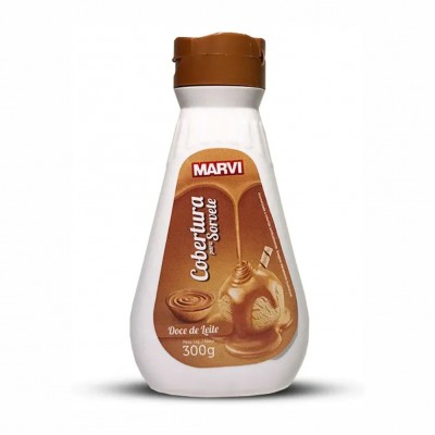 10954 - cobertura para sorvete doce de leite Marvi 300g