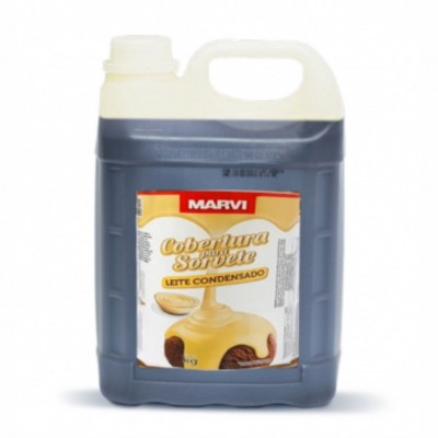 10978 - cobertura para sorvete leite condensado Marvi 7kg