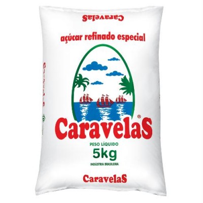 11009 - açúcar refinado 5kg Caravelas