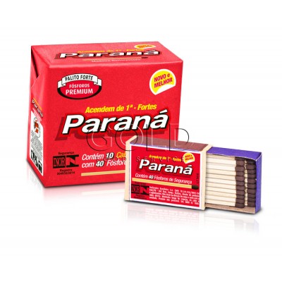 11131 - fósforo 10 caixas com 40 fósforos Paraná
