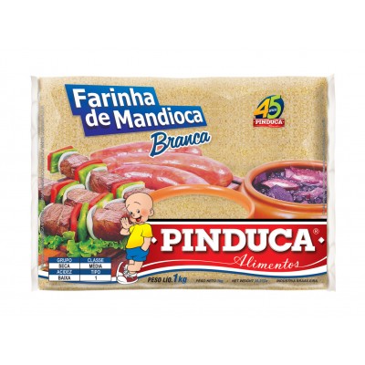 11301 - Farinha de mandioca branca 1kg plástico Pinduca