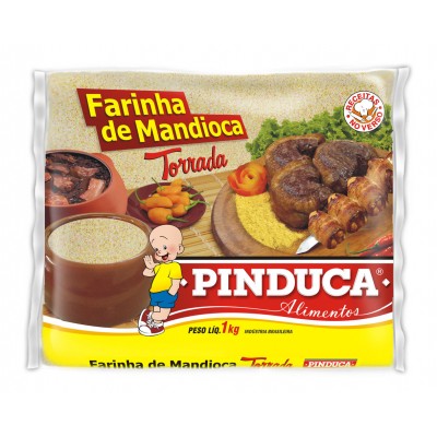 11303 - Farinha de mandioca torrada 1kg plástico Pinduca