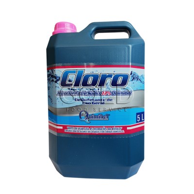 11373 - cloro líquido - hipoclorito de sódio 12% - Quimibel 5L