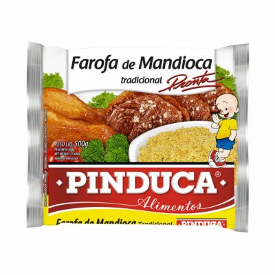 11458 - farofa mandioca tradicional Pinduca 500g