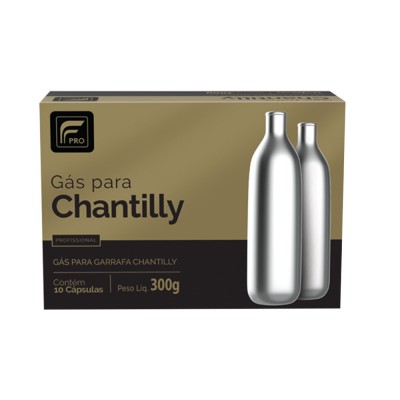 11472 - cápsulas de gás para chantilly Flavors 10un Fpro