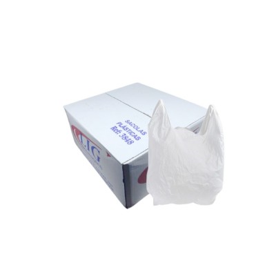 11661 - sacola plástica branca 38 x 48cm 1.000un Lig