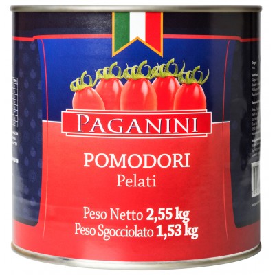 11680 - tomate pelado Paganini 2,55kg