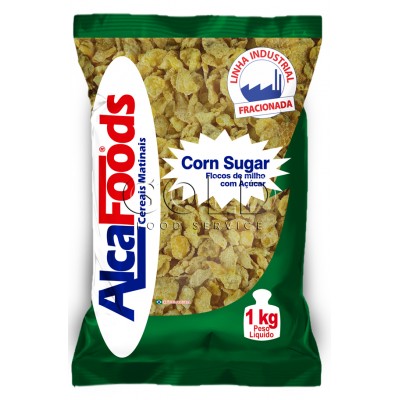 11716 - Corn Flakes flocos de milho com açúcar Alca Foods 1kg