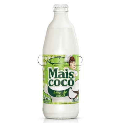 12138 - leite coco 15% gordura Mais Coco garrafa 500ml