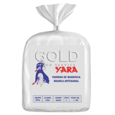 12341 - Farinha de mandioca branca 1kg fina amarrada Yara