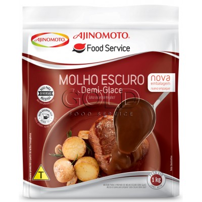 12487 - molho escuro demi glace Ajinomoto 1kg rende 10L