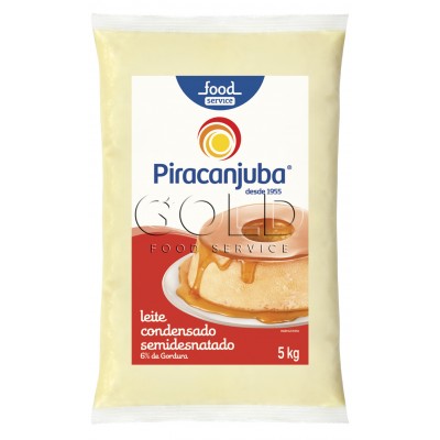 12765 - leite condensado 5kg semidesnatado Piracanjuba