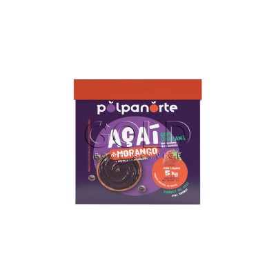 12926 - açaí morango Polpa Norte caixa 5kg