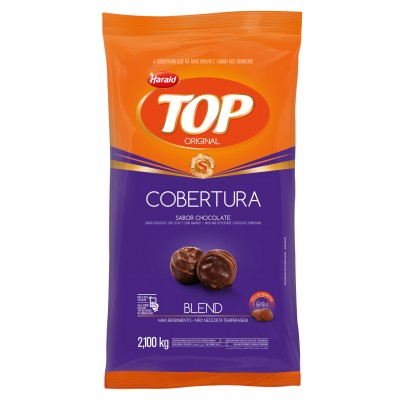 13093 - cobertura chocolate blend gotas 2,05kg Top Harald