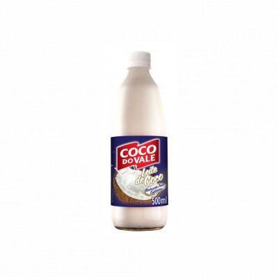 13265 - leite coco 9% gordura Coco do Vale garrafa 500ml