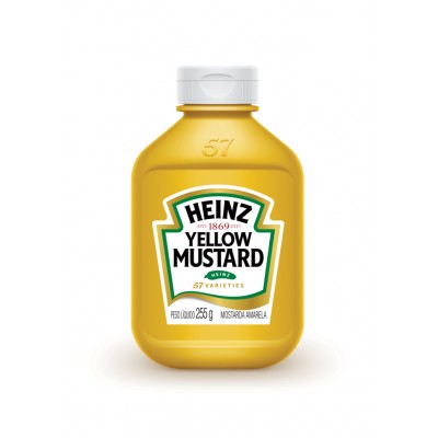 13341 - mostarda amarela Heinz 255g
